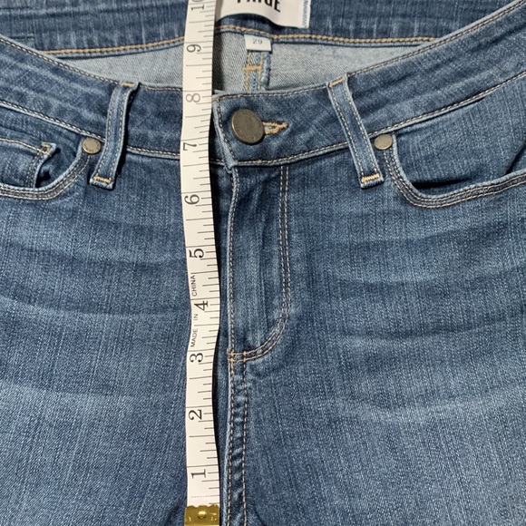 Paige Verdugo Ankle Distressed Undone Hem Jeans, EUC, Size 29 (Women’s Size 8) - Picture 8 of 12